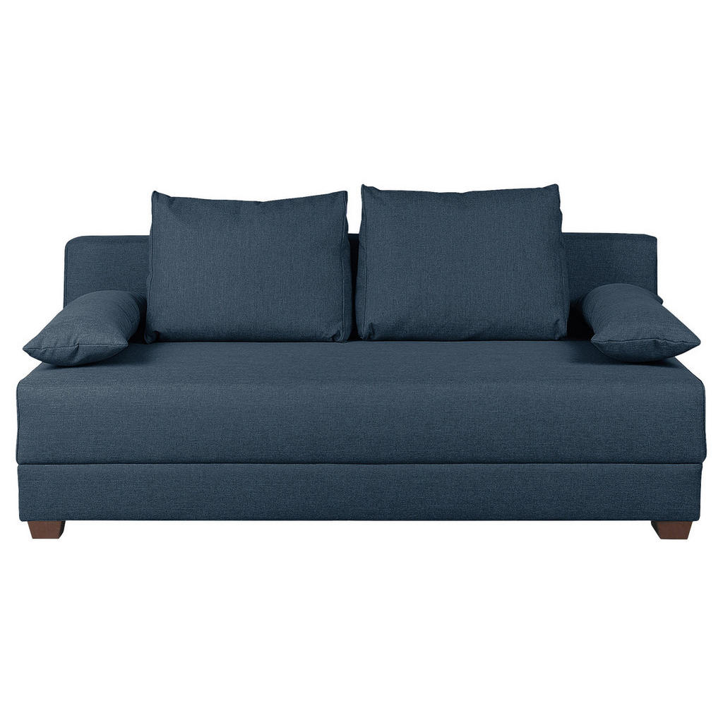 MID.YOU ROZKLÁDACÍ POHOVKA, textil, tmavě modrá