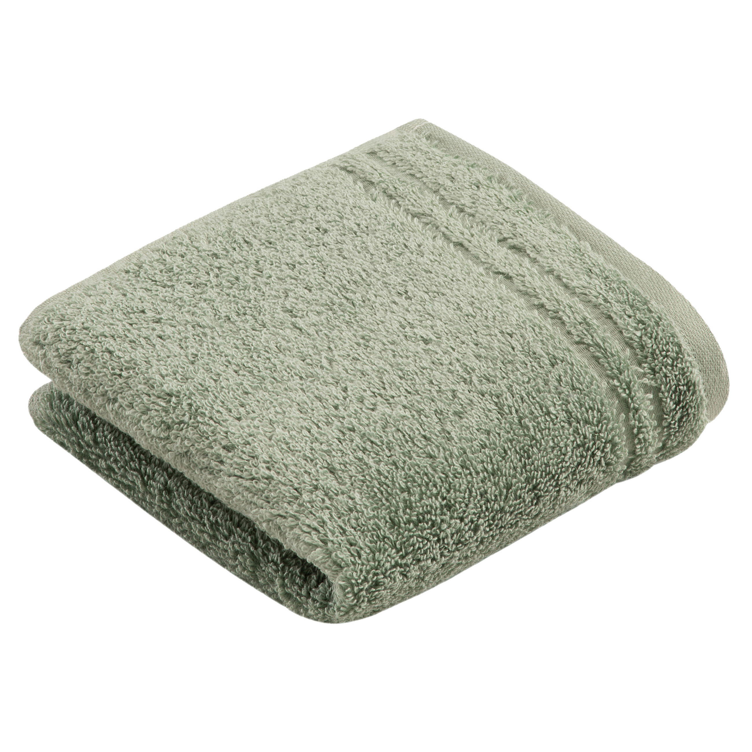 GÄSTETUCH 30/50 cm Vienna Style Supersoft Hellgrün  - Hellgrün, KONVENTIONELL, Textil (30/50cm) - Vossen