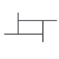 WANDREGAL 99/55,6/14,6 cm  - Anthrazit, Design, Holzwerkstoff (99/55,6/14,6cm) - MID.YOU
