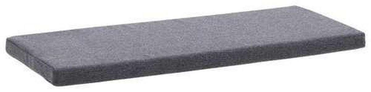 SITZKISSEN    - Anthrazit, Natur, Textil (85/4/34cm) - Linea Natura