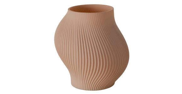 VASE  - Braun, Trend, Glas (17/20cm) - Ambia Home