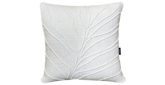 ZIERKISSEN  45/45 cm   - Elfenbein, KONVENTIONELL, Textil (45/45cm) - Novel