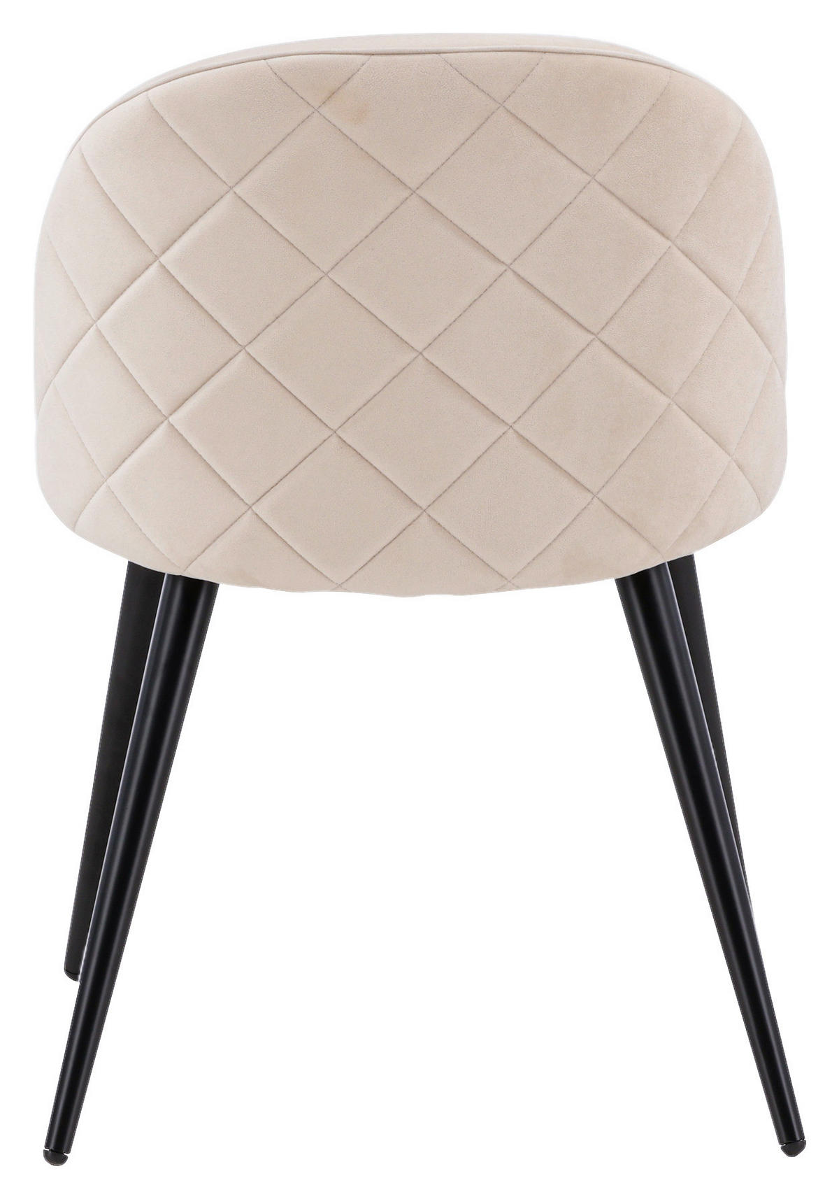 STOLSET stål sammet  - beige/svart, Design, metall/textil (50/76,5/57cm) - Livetastic