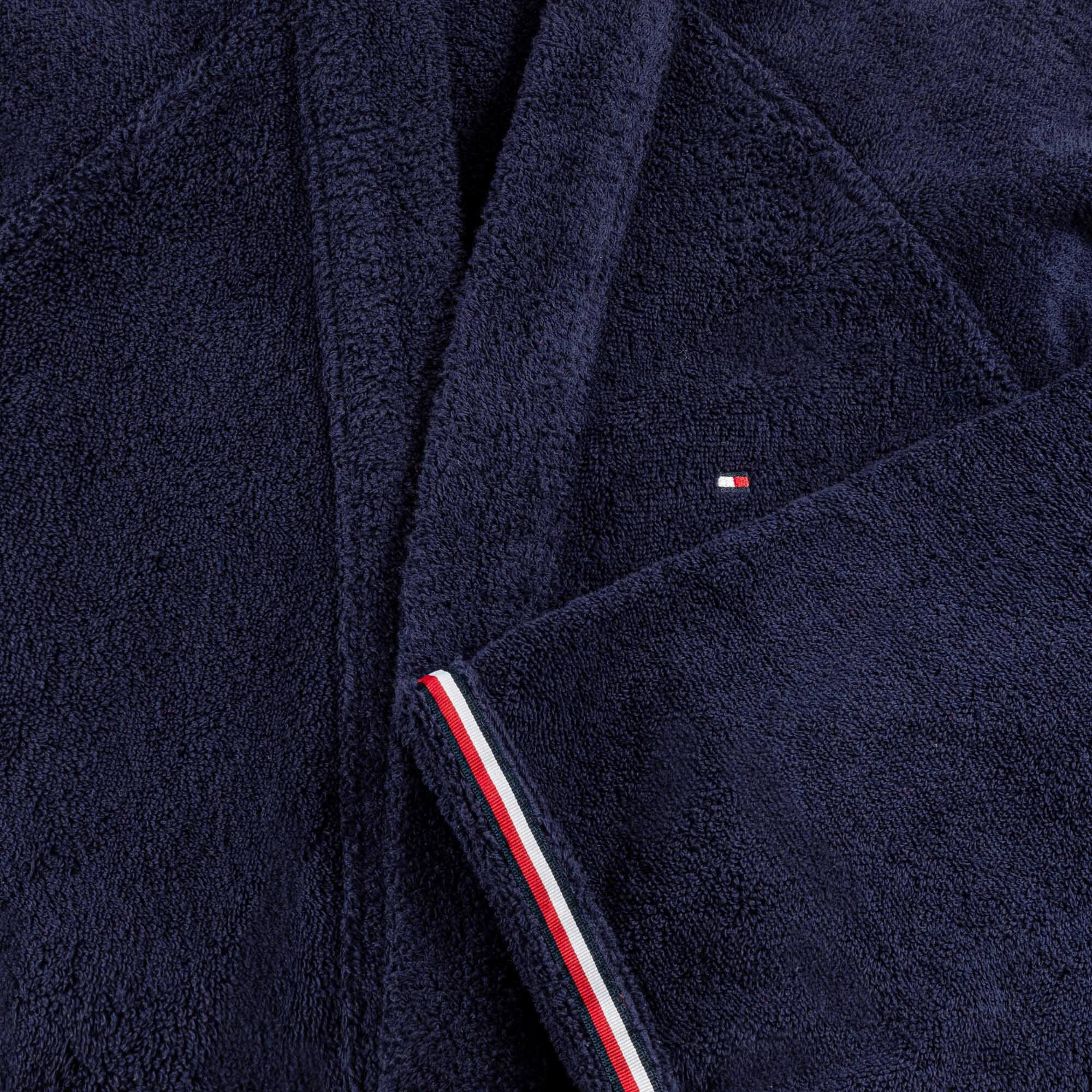 BADEMANTEL XXL Unisex  - Dunkelblau, Basics, Textil (XXLnull) - Tommy Hilfiger
