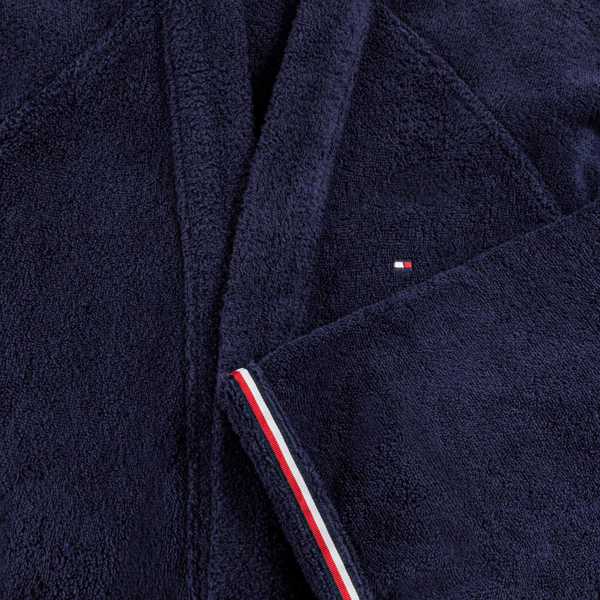 BADEMANTEL XL Unisex  - Dunkelblau, Basics, Textil (XLnull) - Tommy Hilfiger
