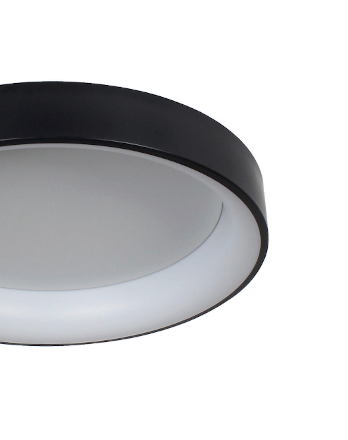 LED-DECKENLEUCHTE Georgia  11/60/60 cm  - Schwarz, Design, Metall (11/60/60cm)
