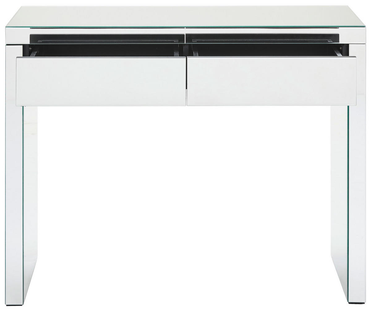 KONSOLE Klar  - Klar, Design, Glas/Holzwerkstoff (100.5/76/35cm) - MID.YOU