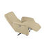 RELAXSESSEL Echtleder - Chromfarben/Beige, Design, Leder/Metall (80/109/88cm) - Beldomo Premium RELAXSESSEL Echtleder - Chromfarben/Beige, Design, Leder/Metall (80/109/88cm) - Beldomo Premium