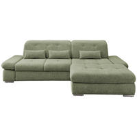 Freisteller von Livetastic ECKSOFA Grün Chenille.