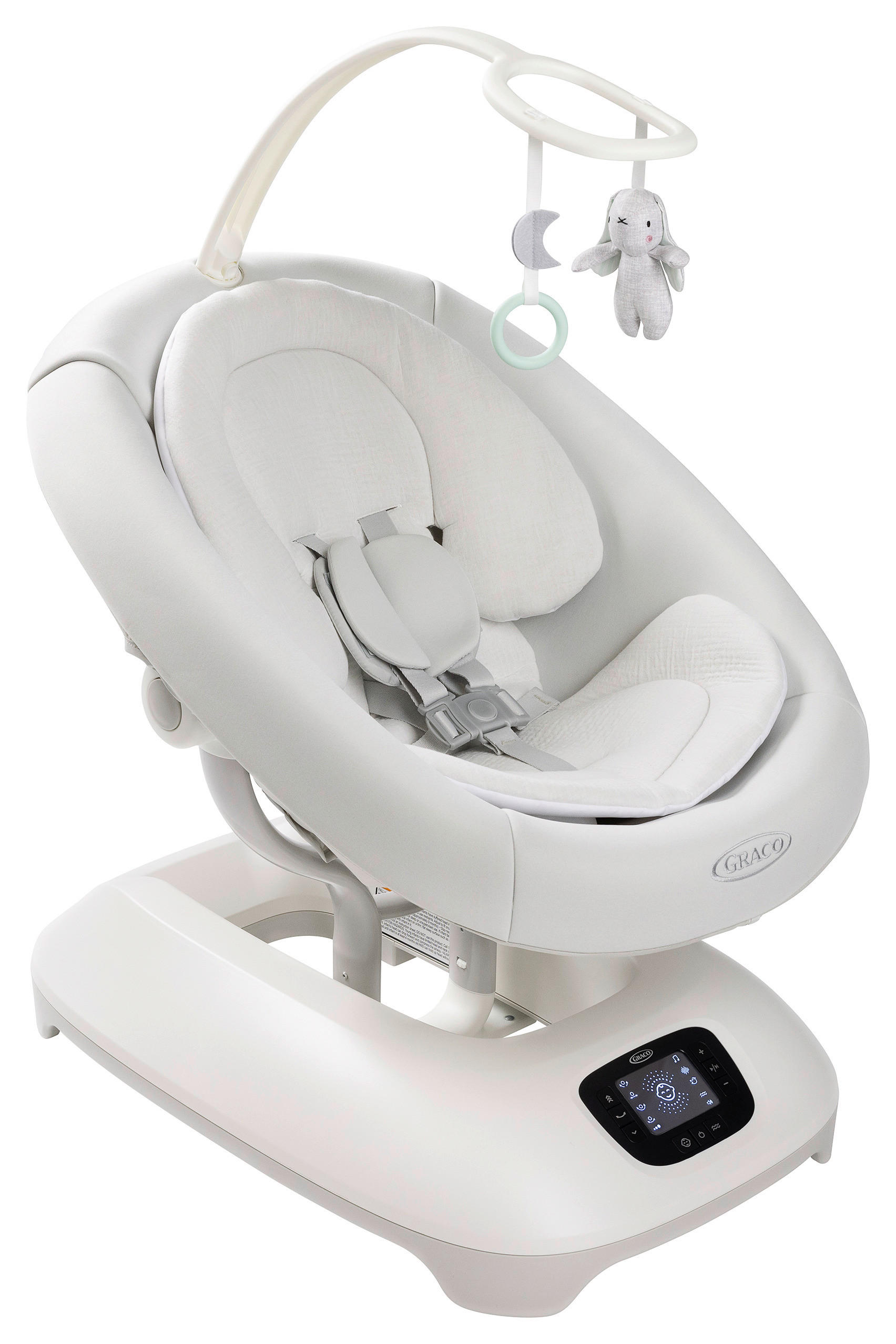 SCHAUKELWIPPE Eluma Sway Weiß   - Grauweiß/Weiß, Basics, Kunststoff/Metall (53/85/71,5cm) - Graco