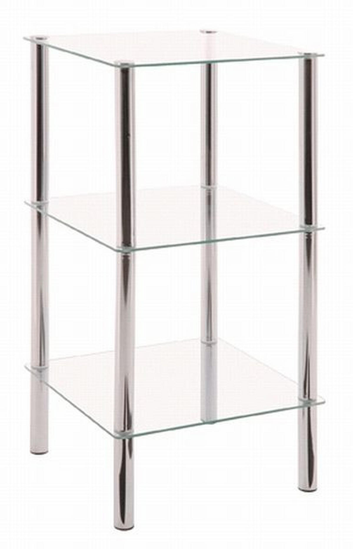 REGAL Chromfarben  - Chromfarben, KONVENTIONELL, Glas/Kunststoff (39/77/39cm)