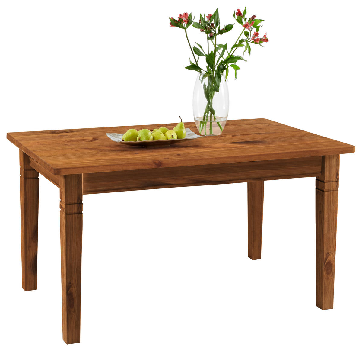 ESSTISCH in Holz 120/78/78 cm  - Bernsteinfarben, ROMANTIK / LANDHAUS, Holz (120/78/78cm) - Boxxx