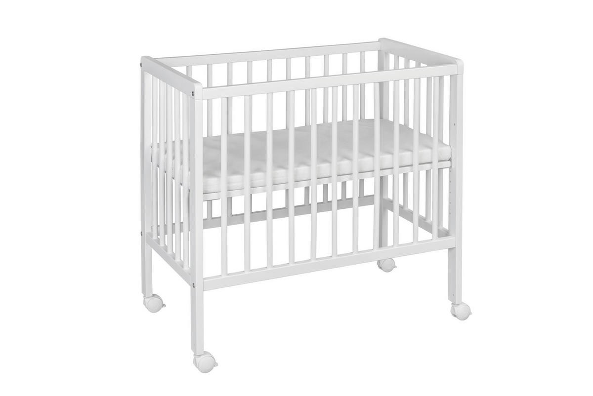 SIDOSÄNG NINA  85/48/83 cm  - vit, Basics, trä (85/48/83cm) - My Baby Lou