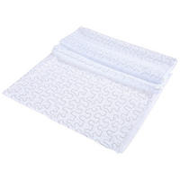 DEKOSTOFF - Silberfarben/Weiß, Basics, Textil (135/250cm) - Esposa