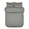 BETTWÄSCHE CLASSIC STRIPE Satin 135/200 cm  - Dunkelgrün, Basics, Textil (135/200cm) - Marc O'Polo