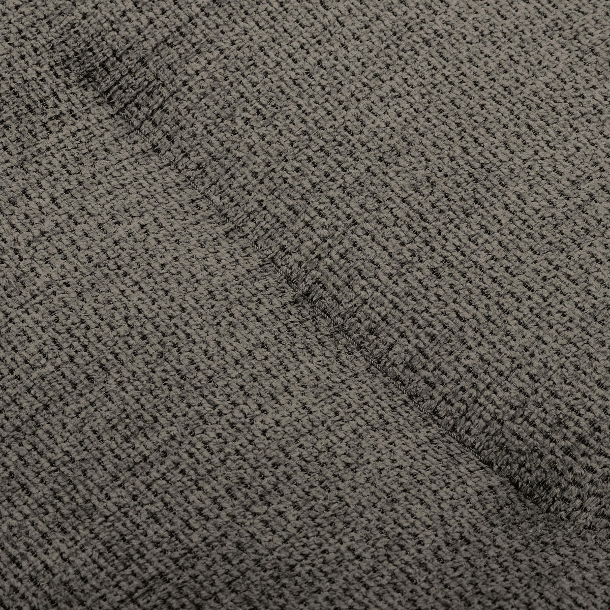 SESSELSET in Chenille Graphitfarben  - Schwarz/Graphitfarben, Design, Textil/Metall (67cm) - Livetastic