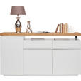 SIDEBOARD 170/92/41,5 cm  - Eichefarben/Weiß, KONVENTIONELL, Holz/Holzwerkstoff (170/92/41,5cm) - Novel