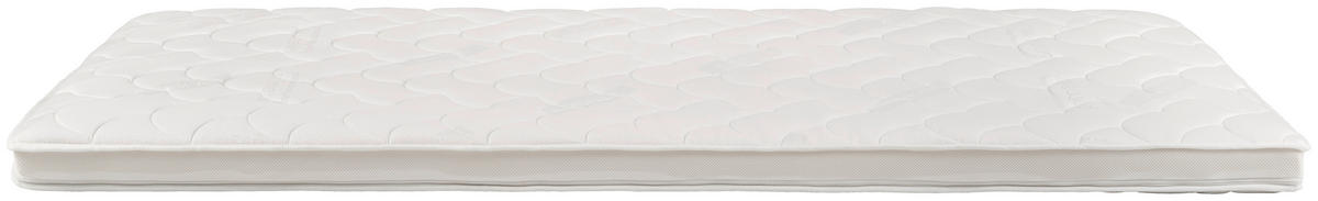 Topper Visco Pur 180/200 cm Höhe ca. 8 cm  - Weiß, Textil (180/200cm) - Primatex Deluxe