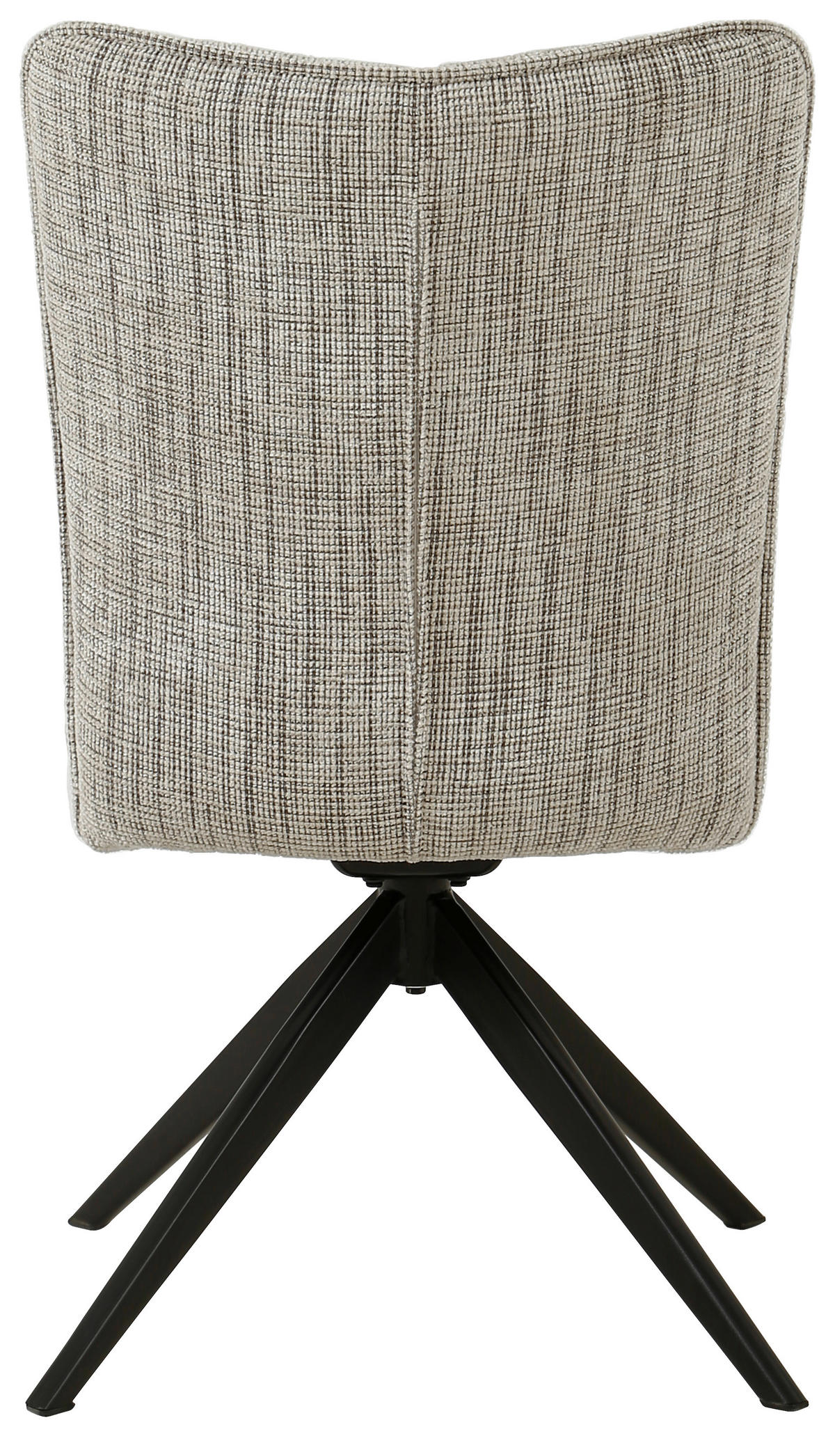 STUHL - Schwarz/Braun, Design, Textil/Metall (50/90,5/66cm) - Carryhome