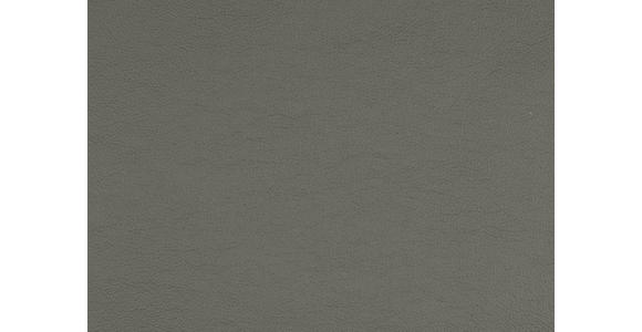 ECKSOFA in Echtleder Grau 176/334 cm - Schwarz/Grau, Design, Leder/Metall (176/334cm) - Dieter Knoll