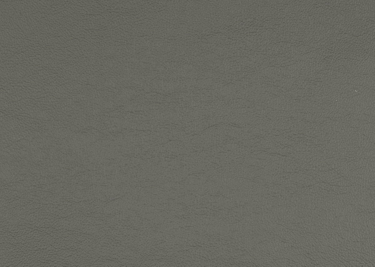 ECKSOFA in Echtleder Grau  - Schwarz/Grau, Design, Leder/Metall (334/176cm) - Dieter Knoll