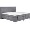 BOXSPRINGBETT 160/200 cm  in Grau  - Alufarben/Grau, Design, Textil/Metall (160/200cm) - Welnova