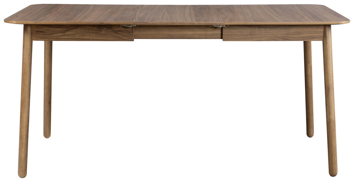 ESSTISCH Walnussfarben rechteckig  ausziehbar  - Walnussfarben, Basics, Holz/Holzwerkstoff (120/80/76cm) - Zuiver