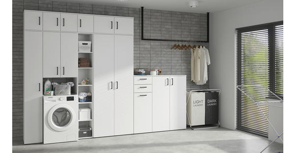 MEHRZWECKSCHRANK 30/195/40 cm  - Anthrazit/Schwarz, MODERN, Holzwerkstoff/Kunststoff (30/195/40cm) - Carryhome