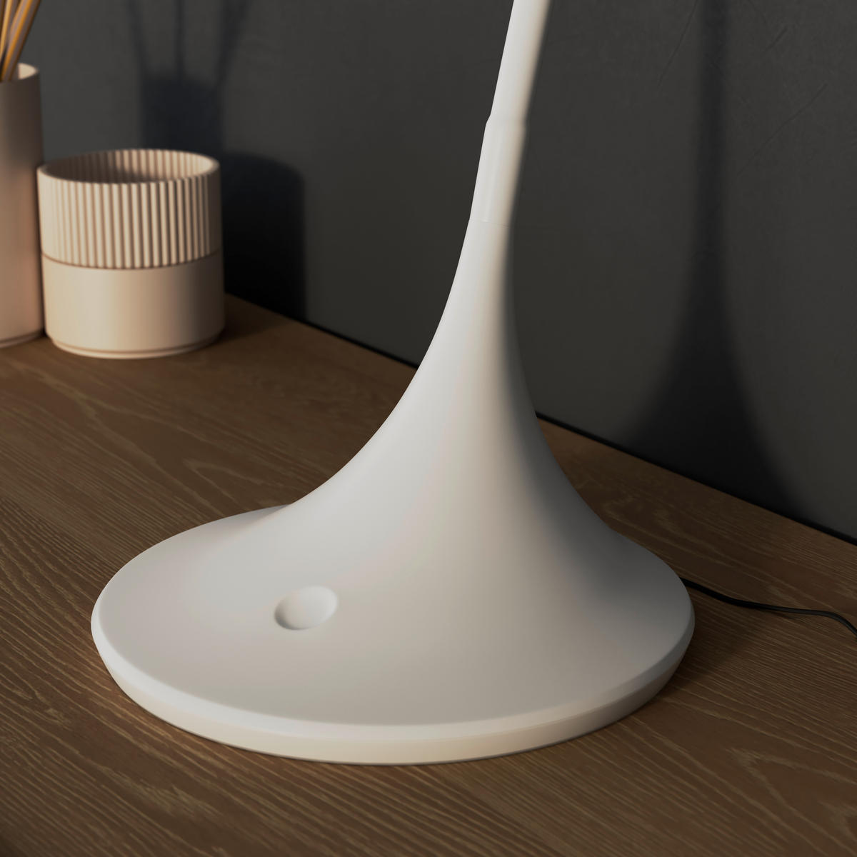 Lampă De Birou 22/17/37,5 cm    - alb, Basics, plastic (22/17/37,5cm) - Novel