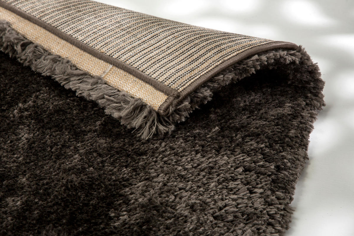 HOCHFLORTEPPICH 80/150 cm Heaven Anthrazit  - Anthrazit, KONVENTIONELL, Textil (80/150cm) - Schöner Wohnen