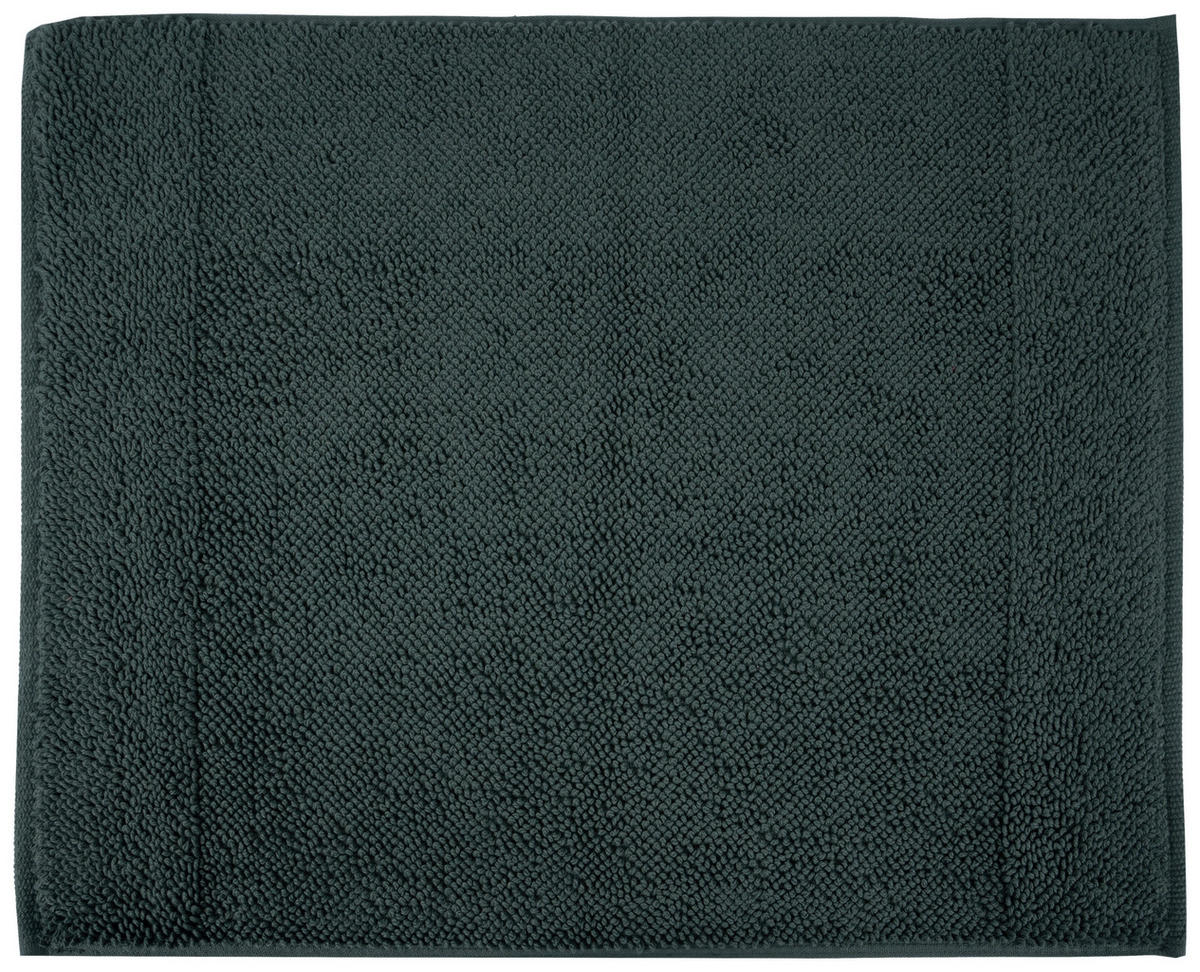 BADEMATTE BONITA Dunkelgrün 50/60 cm  - Dunkelgrün, KONVENTIONELL, Textil (50/60cm) - Bio:Vio
