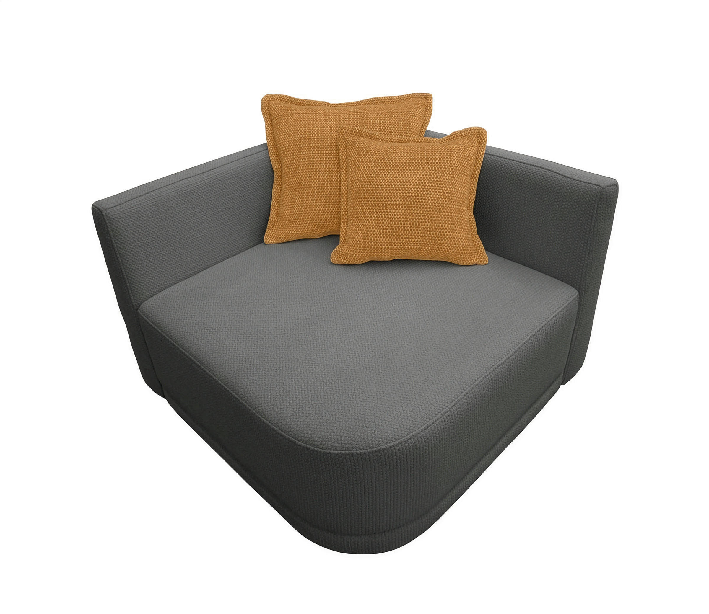 Livetastic Sofa Zuri Dunkelgrau 110x75x115 cm