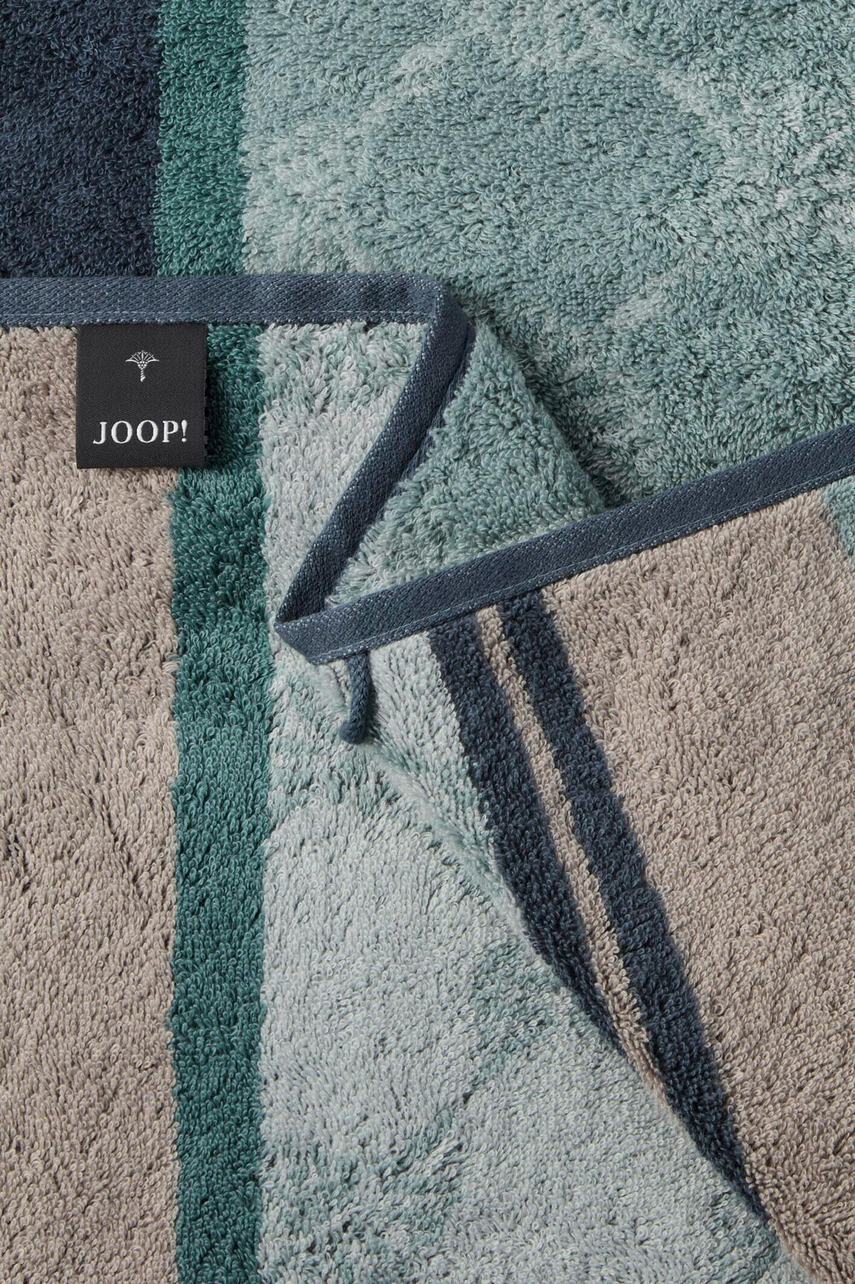 HANDTUCH 50/100 cm LINES STRIPES Jadegrün  - Jadegrün, Basics, Textil (50/100cm) - Joop!