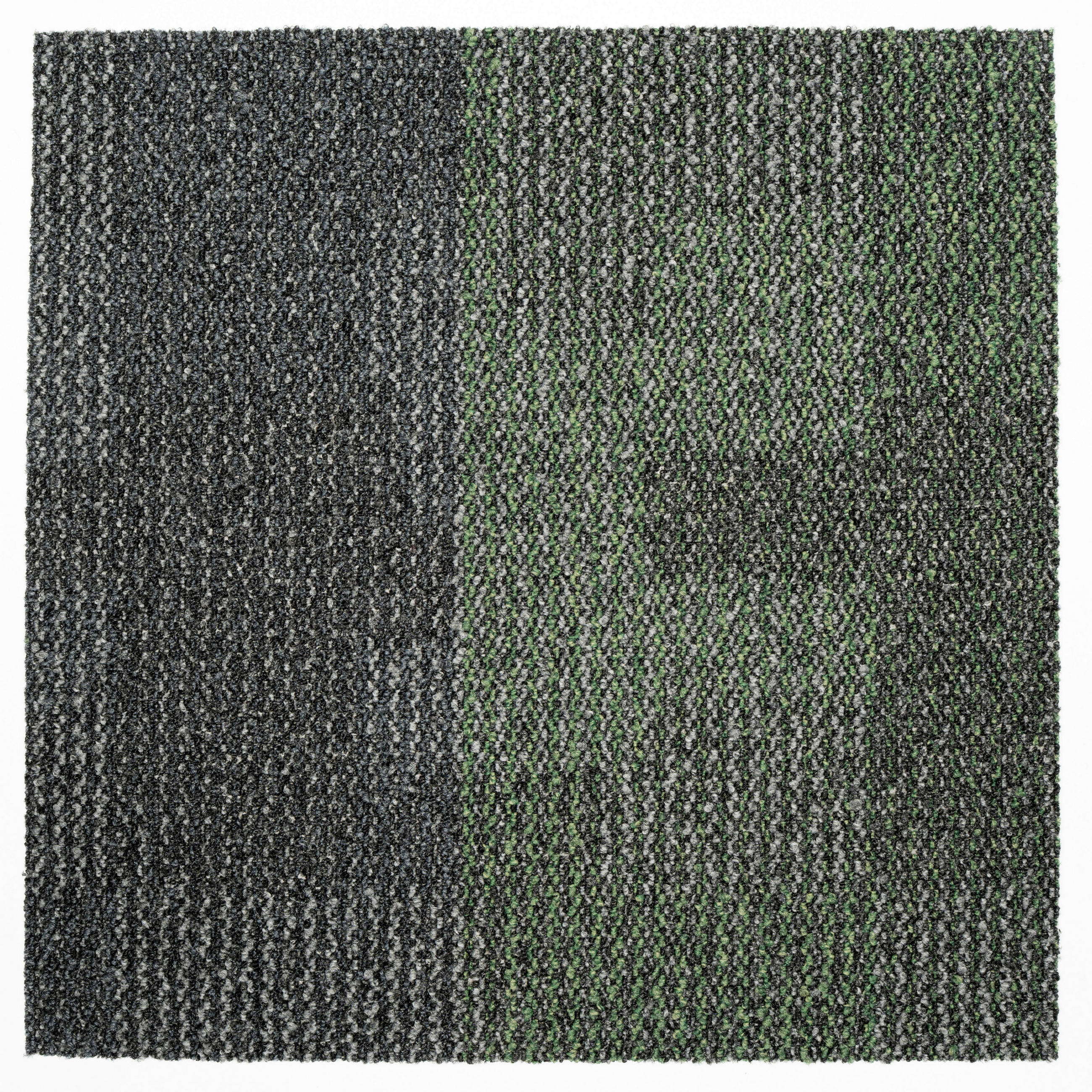 TEPPICHFLIESE 50/50 cm  in Grau, Grün  - Grau/Grün, Basics, Textil (50/50cm)