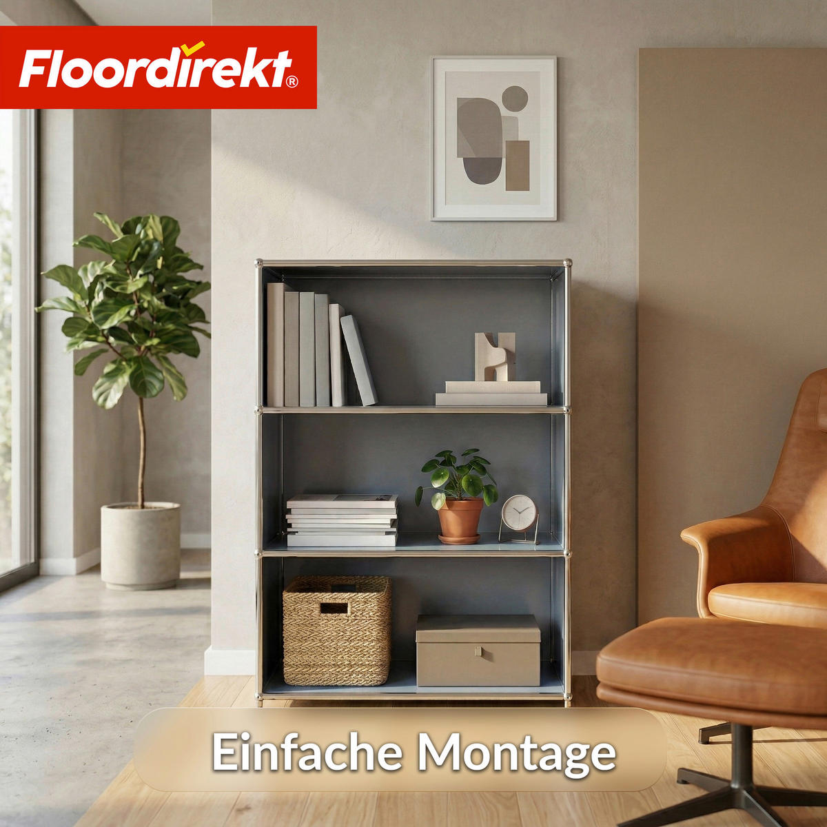 SIDEBOARD Concept Epure MK-101 75/120/40 cm  - Grau, Basics, Metall (75/120/40cm) - Floordirekt