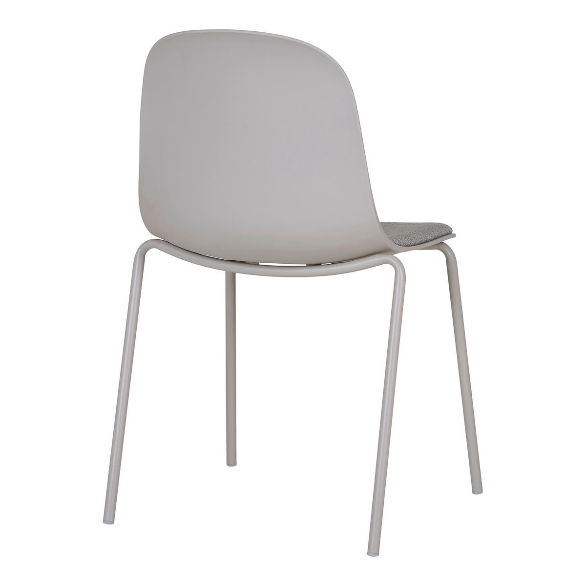 STOLSET 2 styck  - ljusgrå, Modern, metall/plast (48/86/56cm) - MID.YOU