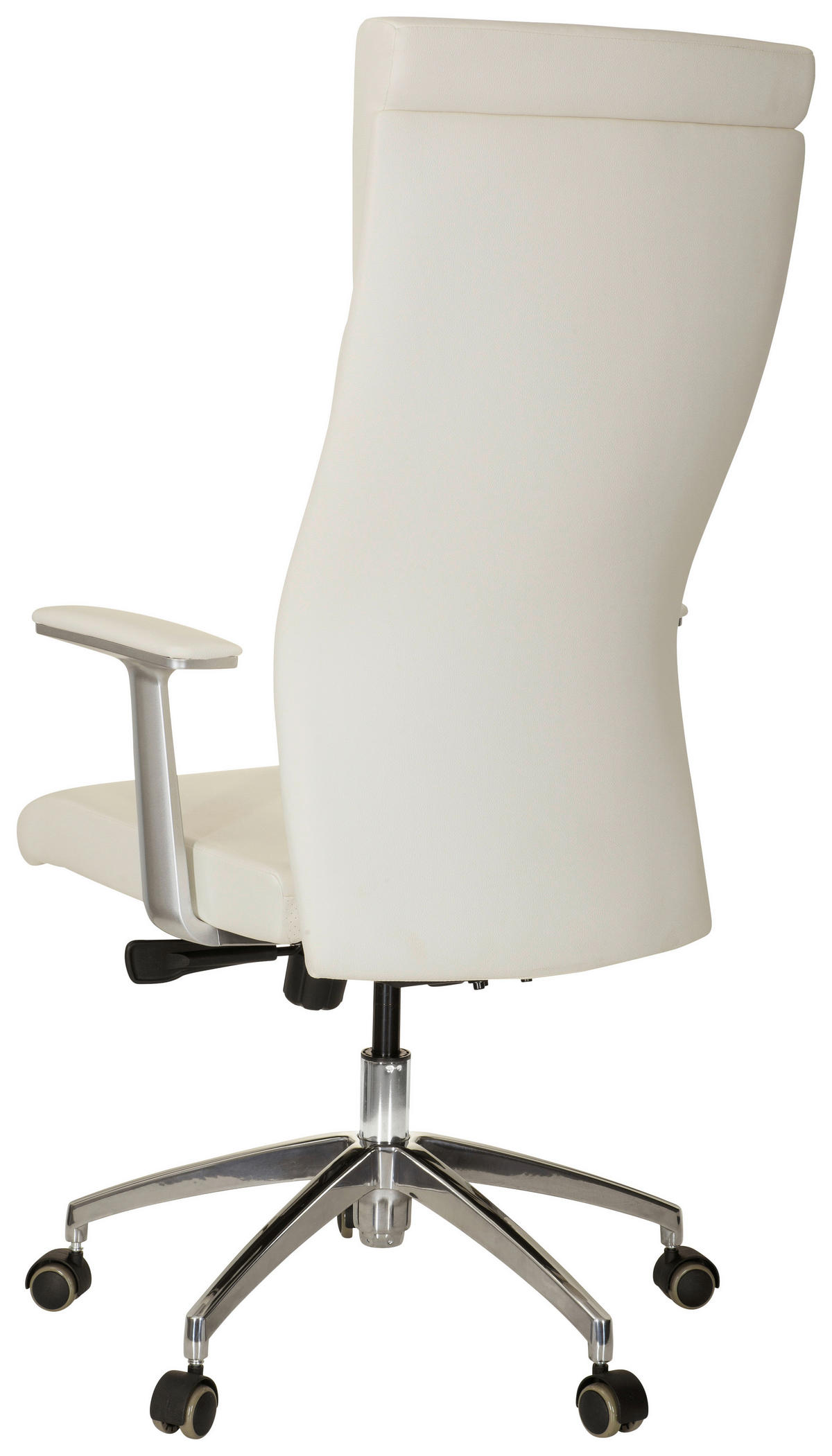 CHEFSESSEL  in Lederlook Creme  - Creme, MODERN, Leder/Kunststoff (60/131/52cm) - MID.YOU