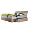 BETT 180/200 cm in Weiß, Buchefarben - Buchefarben/Weiß, Design, Holz/Holzwerkstoff (180/200cm) - Ti`me BETT 180/200 cm in Weiß, Buchefarben - Buchefarben/Weiß, Design, Holz/Holzwerkstoff (180/200cm) - Ti`me
