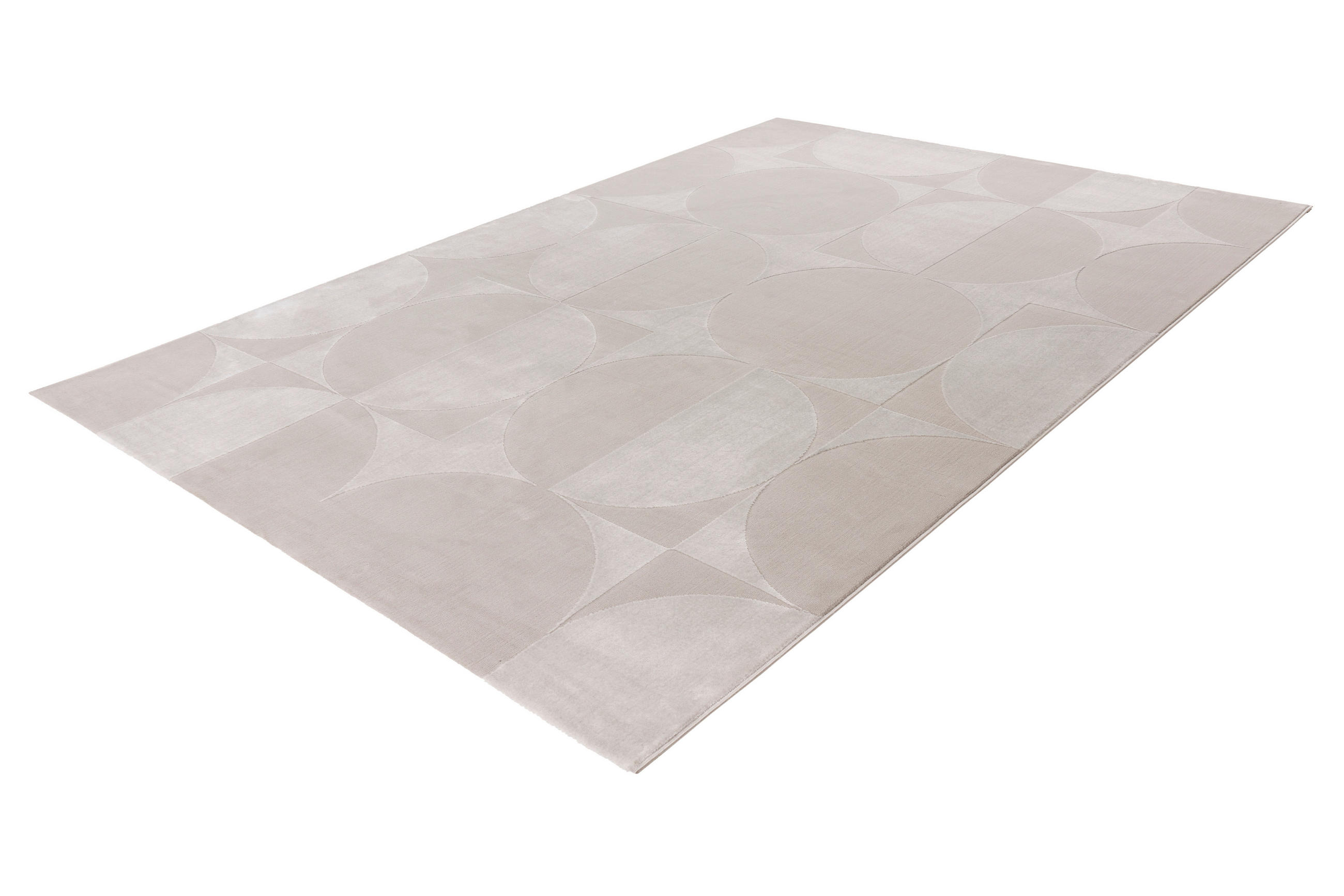 SZŐNYEG   - ezüstszínű, Design, textil (120/170cm)