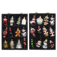 CHRISTBAUMKUGEL-SET  - Multicolor, Basics, Glas (4/5/8cm)