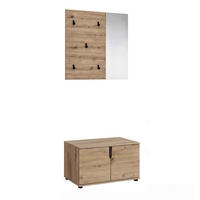 GARDEROBE 2-teilig  in 80/191/37 cm  - Eiche Artisan, Design, Holzwerkstoff (80/191/37cm) - MID.YOU