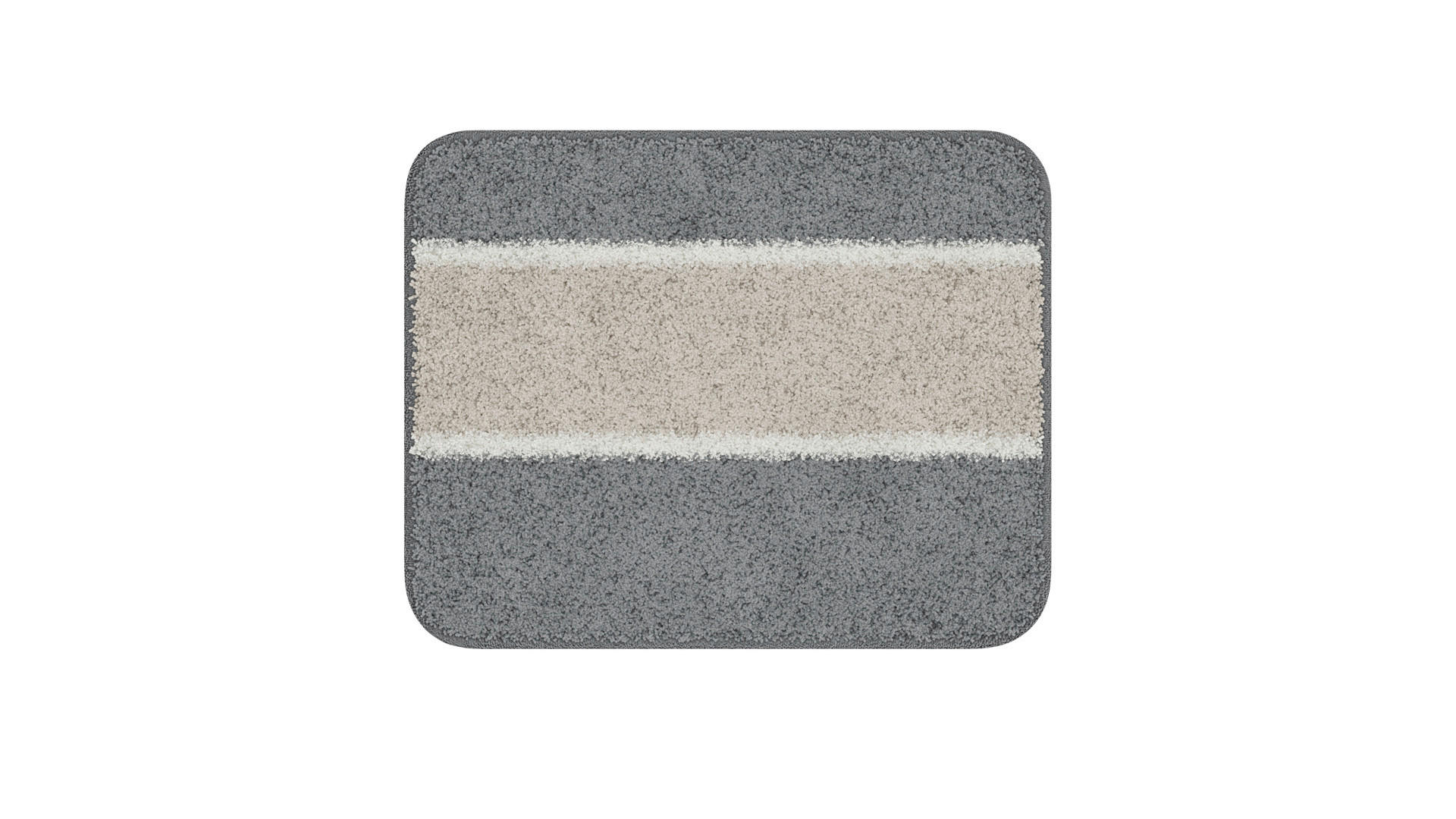 BADTEPPICH WAYMORE Anthrazit 40/50 cm  - Anthrazit, Basics, Kunststoff/Textil (40/50cm) - Grund