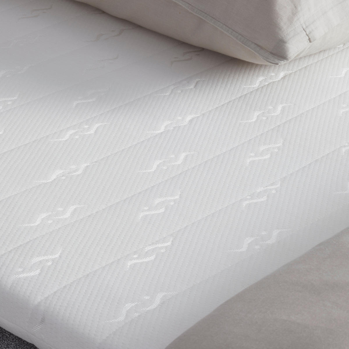 POSTELJA BOXSPRING 180 cm   x 200 cm  , leseni material barve hrasta, svetlo siva  - barve hrasta/barve grafita, Trendi, umetna masa/tekstil (180/200cm) - Xora