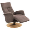 DREHSTUHL  in Mikrofaser Graubraun  - Eichefarben/Graubraun, Konventionell, Holz/Textil (75/112/82cm) - Sit & More