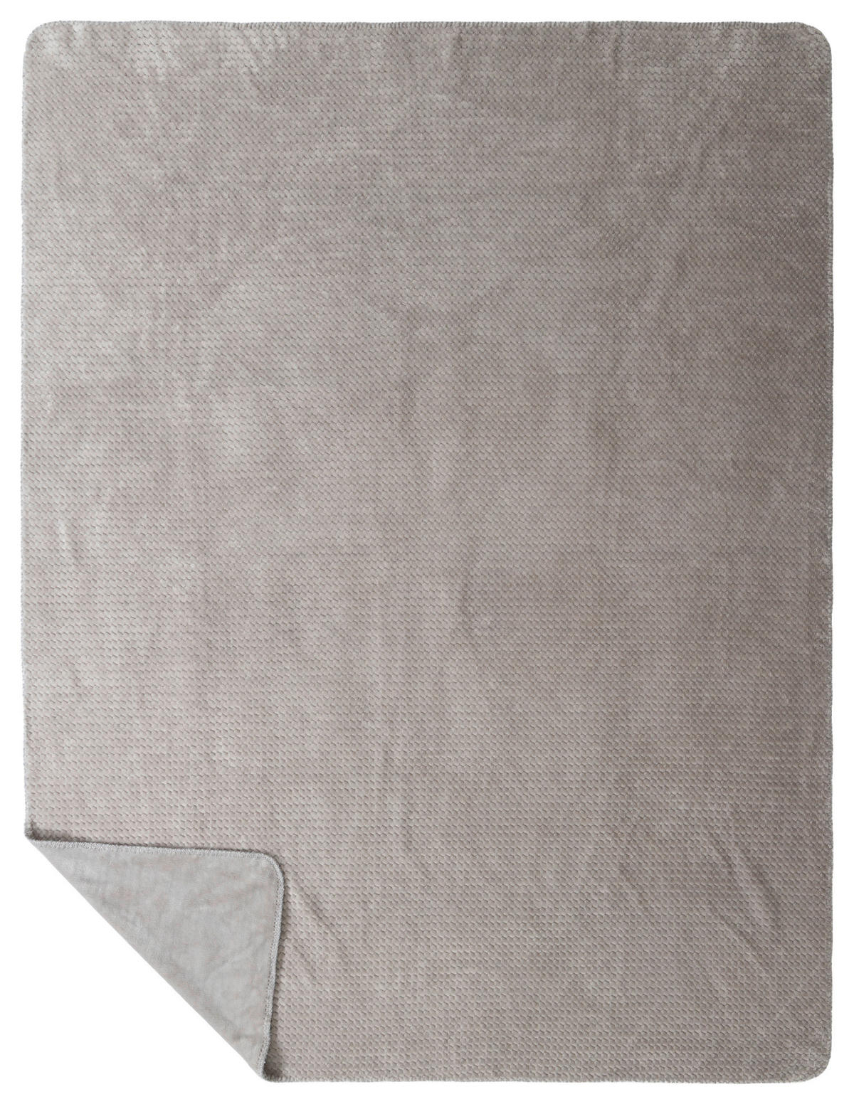 DECKE Zigzag 150/200 cm  - Grau, Basics, Textil (150/200cm) - Novel