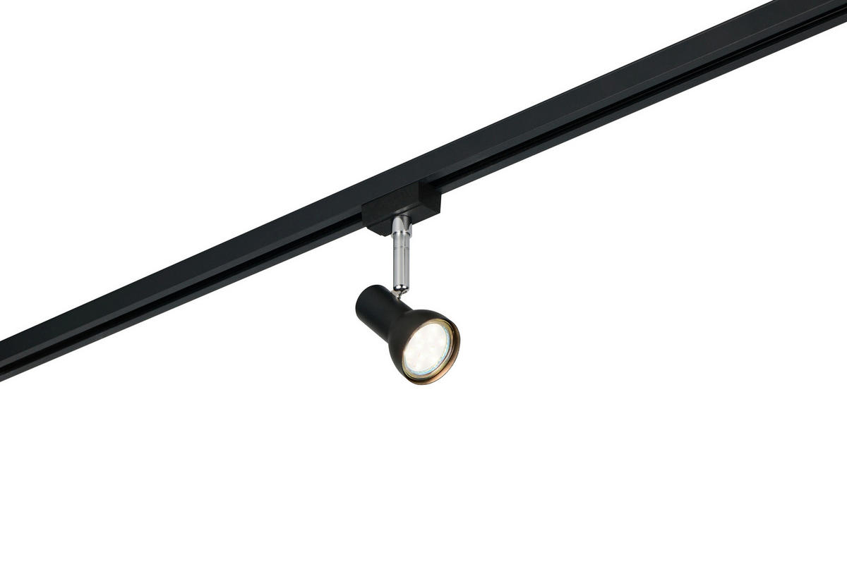 SCHIENENSYSTEM-STRAHLER - Schwarz, Konventionell, Metall (15/9/5,5cm) - Trio Leuchten