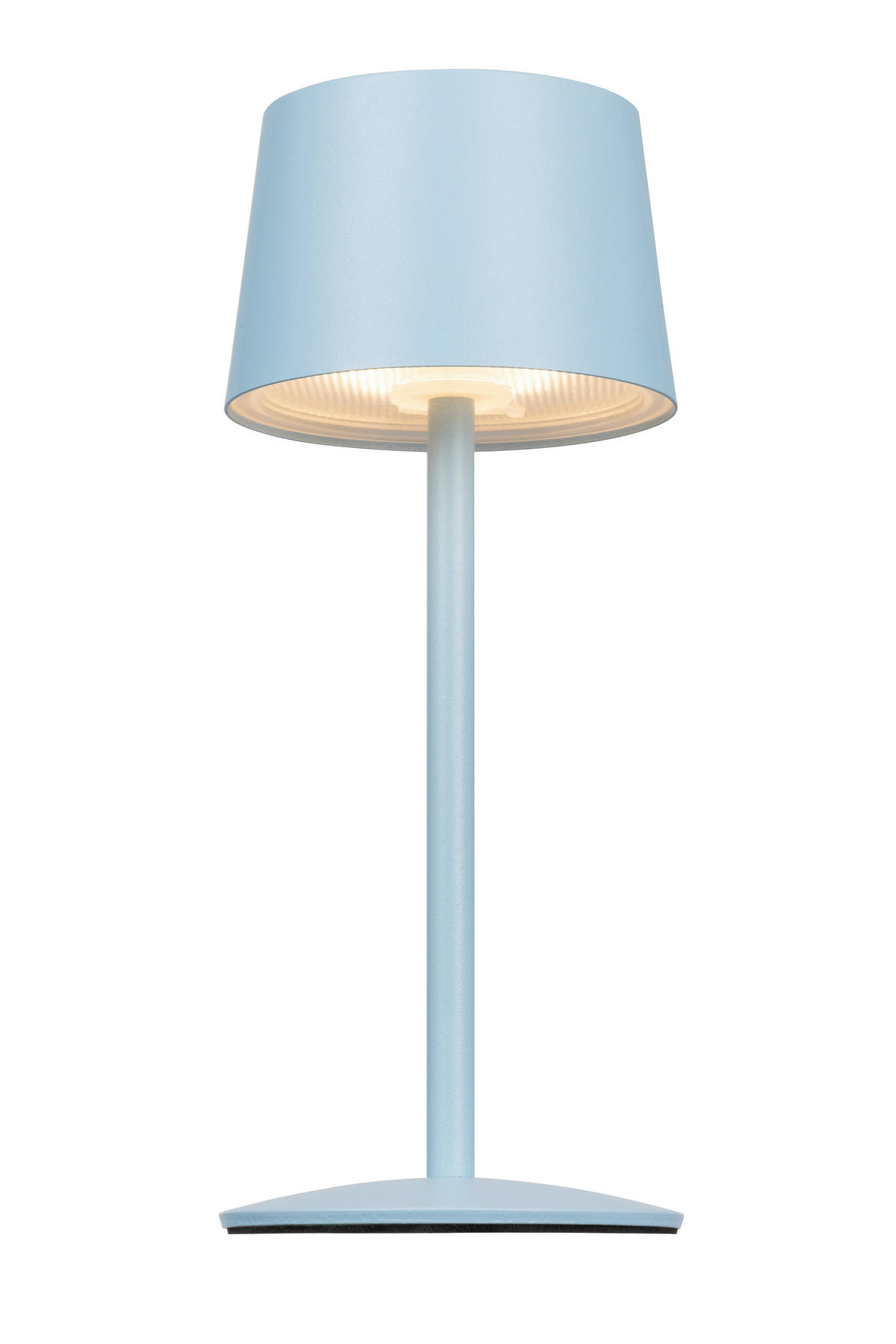 AKKU-TISCHLEUCHTE 9/22 cm  - Hellblau, Basics, Metall (9/22cm) - Novel