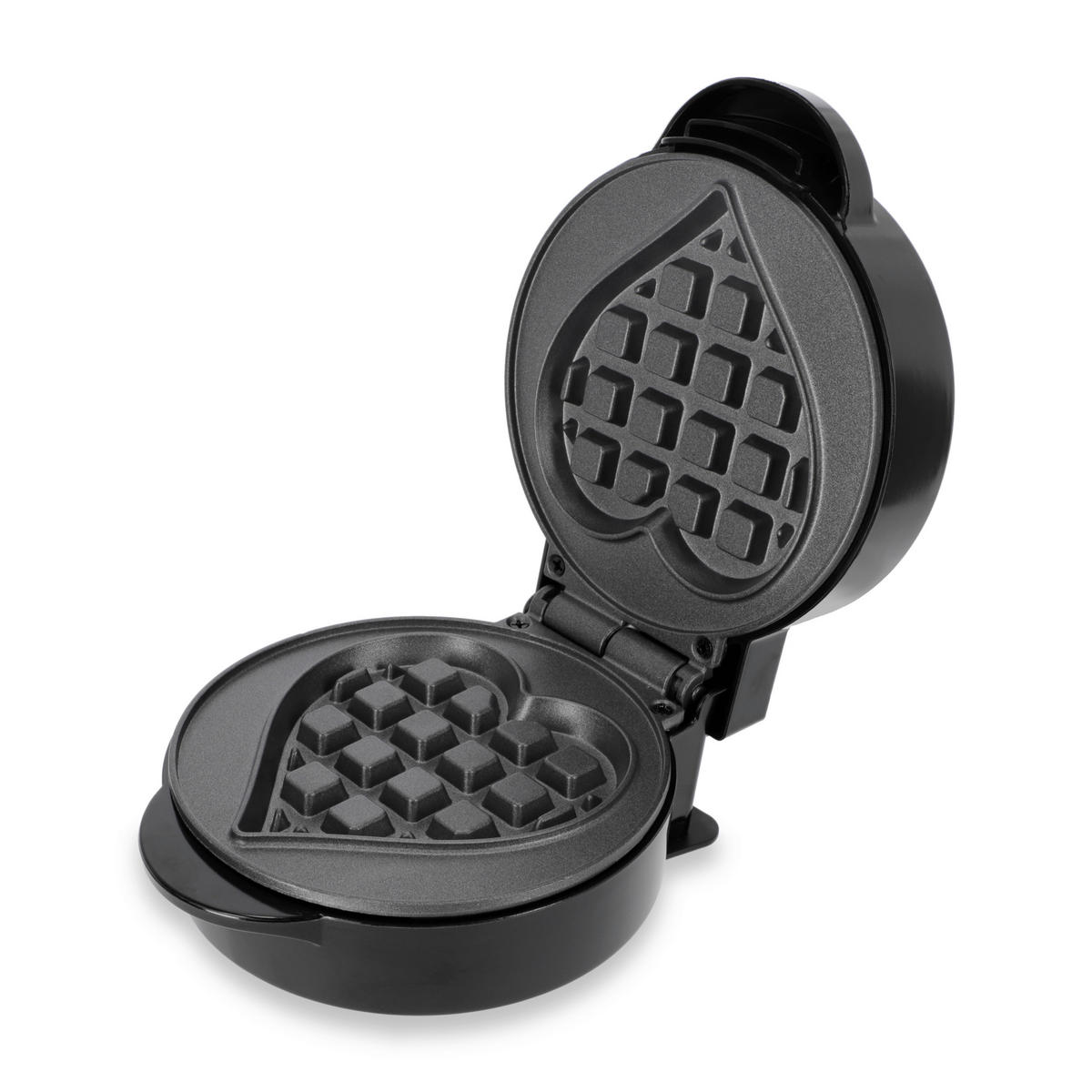 WAFFELEISEN  - Schwarz, Basics, Metall (12,9/8,7/16,4cm) - ADE