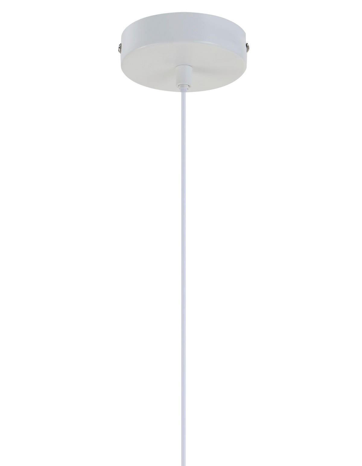 HÄNGELEUCHTE 40/120 cm   - Naturfarben/Weiß, KONVENTIONELL, Papier/Metall (40/120cm) - Collet's Monde