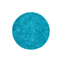 HOCHFLORTEPPICH 160 cm Blau rund  - Blau, Basics, Textil (160cm) - Kayoom